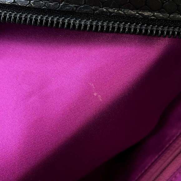 FENDI Python Tote Bag Black - Picture 12 of 13